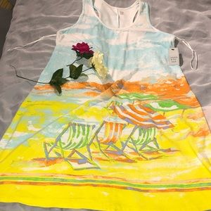 NWT tank/ beach shirt